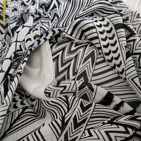 Flying Tomato Maxi Dress Spaghetti Strap Embroidery Black White‎ Size XS - Picture 10 of 11